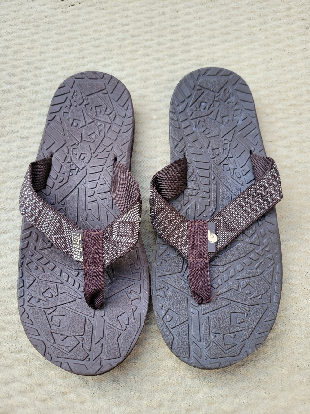 Tribu Men's Hiking Flip Flops Sandals Size  8